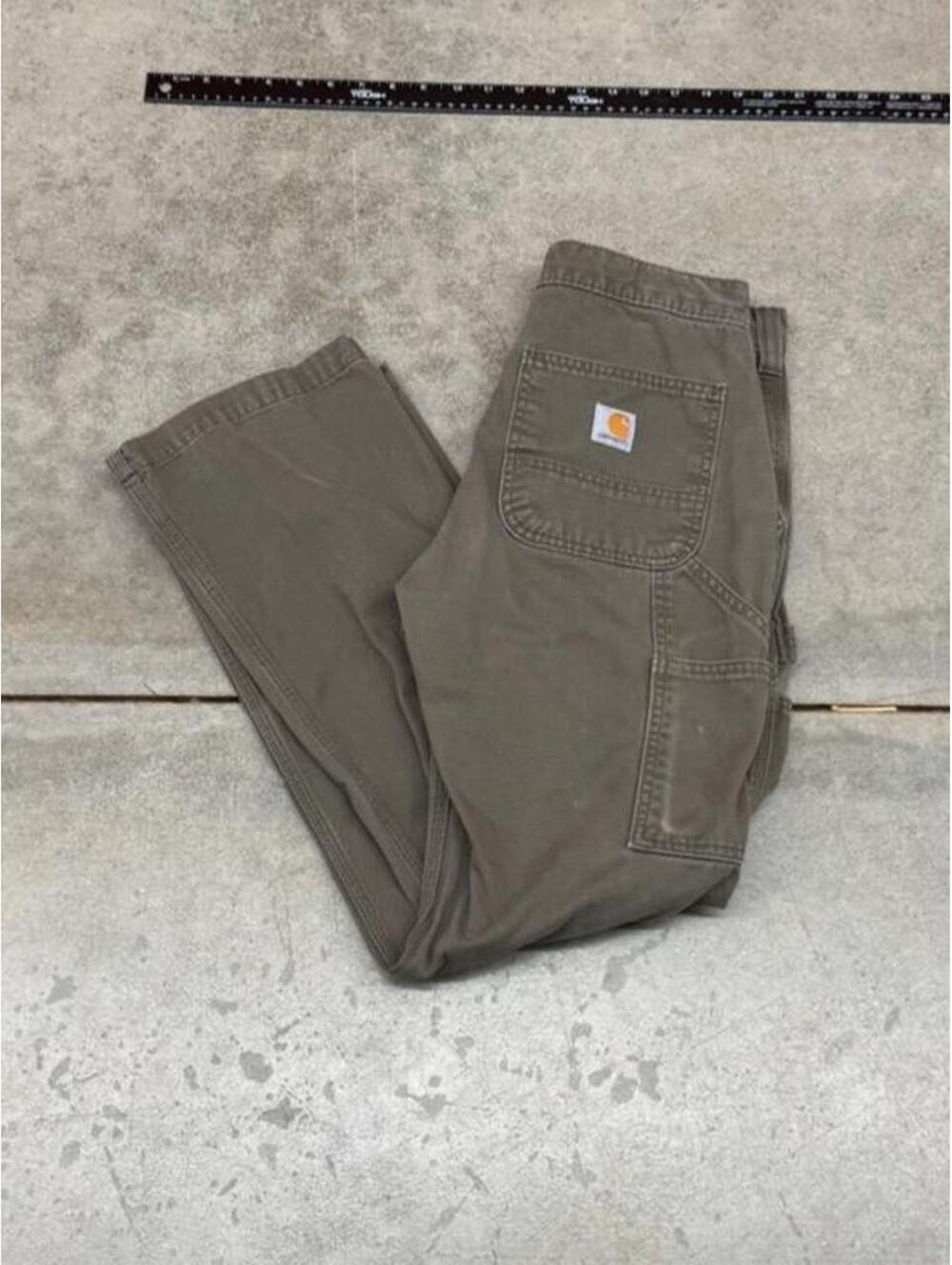 vintage carhartt brown relaxed baggy fit cargo pants size 30 x 30